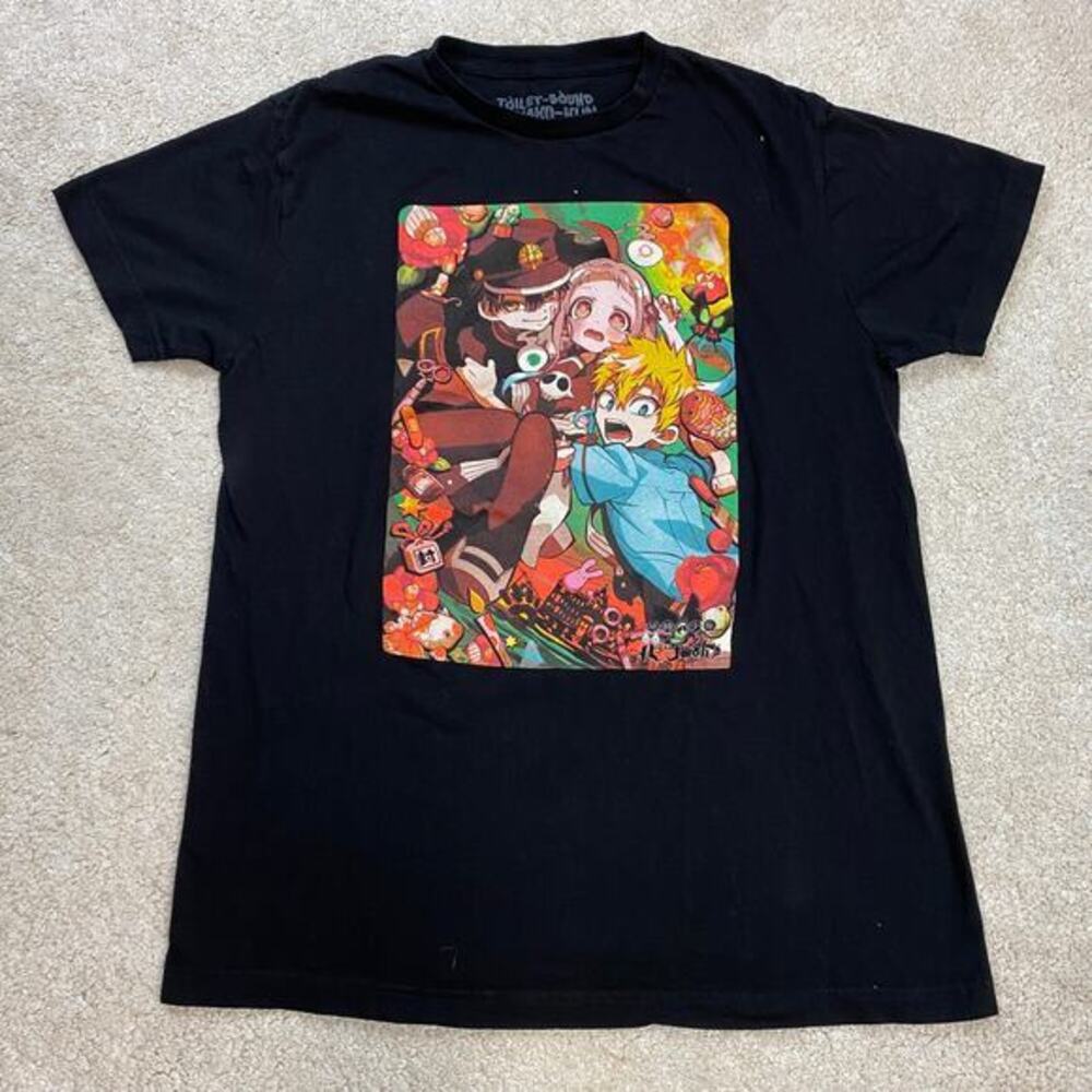 Goodie Two Sleeves Unisex Toilet-Bound Hanako-Kin Manga Graphic T-Shirt Size M